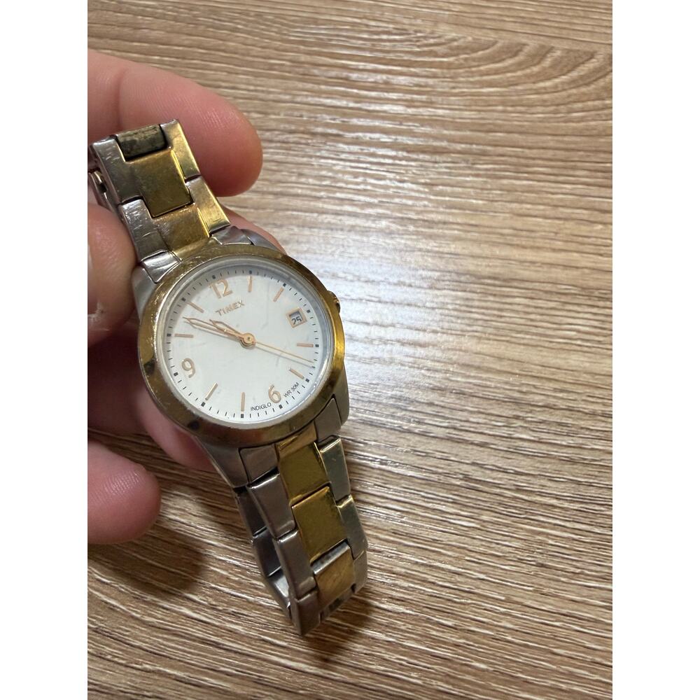 Vintage Gold and Silver Vintage Timex Timepiece - Picture 3 of 7